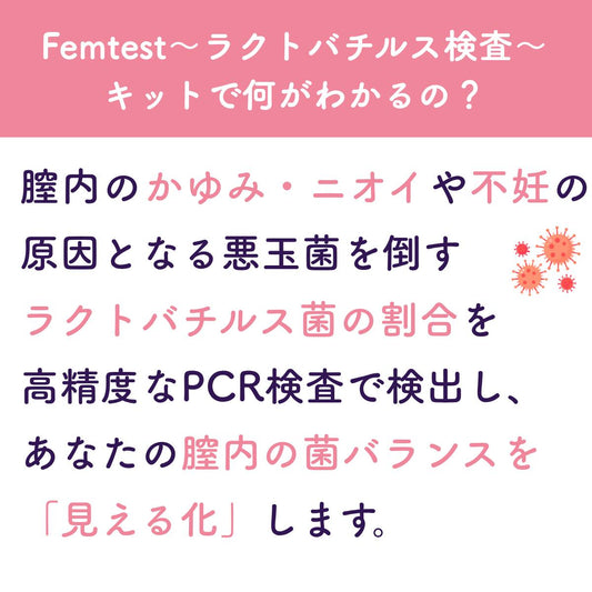 フェムテスト ラクトバチルス検査キット