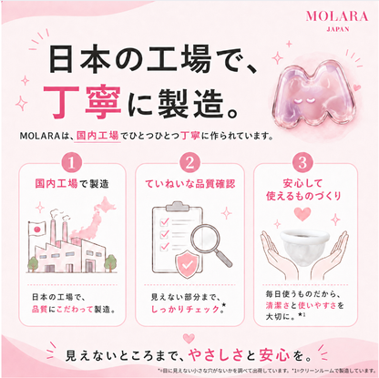 MOLARA 1day  使い捨て月経ディスク 1枚入り（最大24時間/1日分）